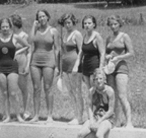 ROKEBY SWIMMERS closeup 1938